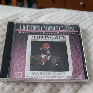 Marvin Gaye - Greatest Hits compact disc (CD), specifically a 1987 release